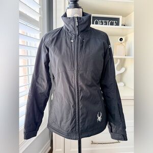 SPYDER XTL 10 000 Black Ski Coat Jacket Thinsulate Insulated Black Womens SZ L/G